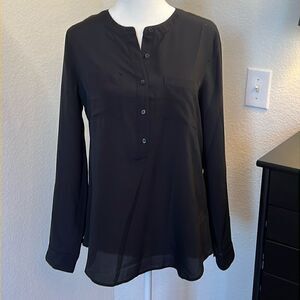 Old Navy Long Sleeve Hi-Lo Blouse - Size Small Petite